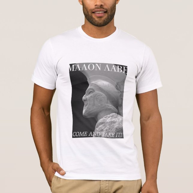 LEONIDAS MALON LABE, KOM OCH TAR DET! T-SHIRT (Framsida)