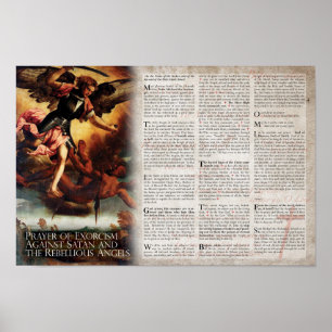 Leonine bön av Exorcism Poster