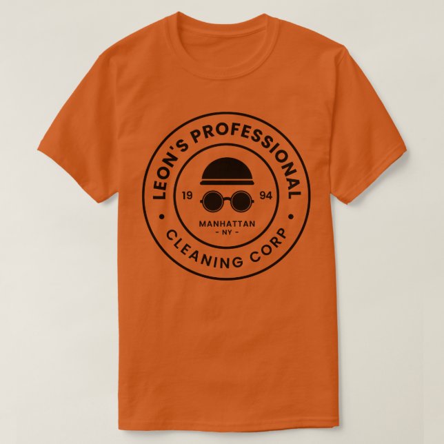 Leons Professionell Städning Corp T Shirt (Design framsida)