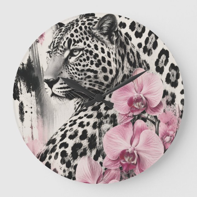 LeoOrchid Love Stor Klocka (Framsida)