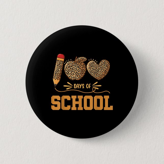 Leopard 100 dagar i skolan 100 dagar Lärare Pupi Knapp (Framsida)