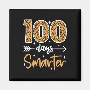 Leopard 100-dagarsdag för skollärarbarn 100 dagar magnet