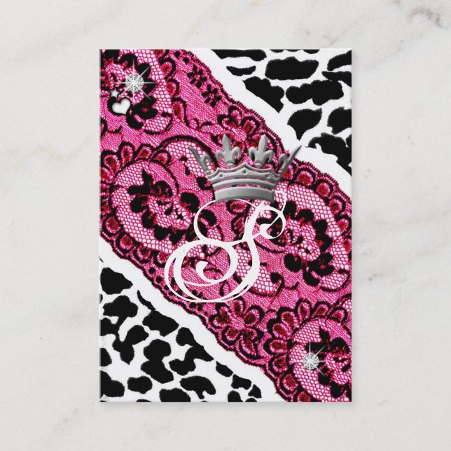 Leopard 311-Lacy & Tiara Visitkort (Framsida)