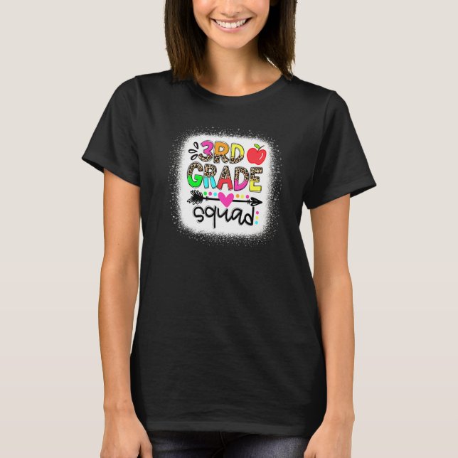 Leopard 3:e Klass-torgläraren första Scho-dagen T Shirt (Framsida)