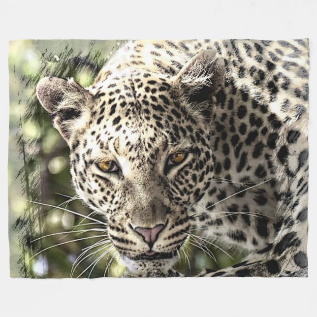 Leopard 4A Fleecefilt (Framsidan (Horisontell))