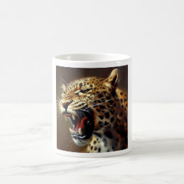 Leopard (5) Vild katt Kaffemugg