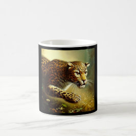 Leopard (7) Vild katt Kaffemugg