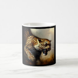 Leopard (8) Vild katt Kaffemugg