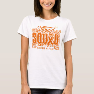 Leopard ADHD Support Squad tillsammans vi kämpar m T Shirt