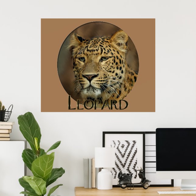 Leopard Älskare Art Poster (Hemmakontoret)