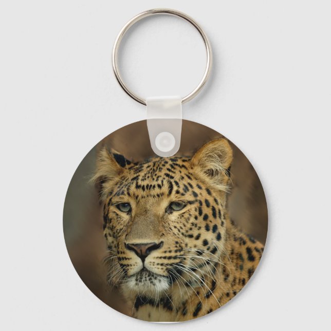 leopard älskare nyckelring (Framsida)