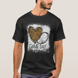 Leopard American Football Player Sport T Shirt