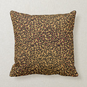 Leopard Animal Black Honung Guld Bronze African Kudde
