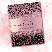 Leopard Animal Cheetah Black Rosa Beauty Salon