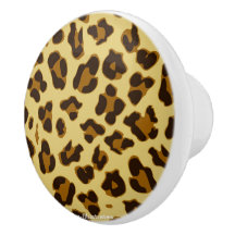 Leopard Animal Print Mönster Doorknob