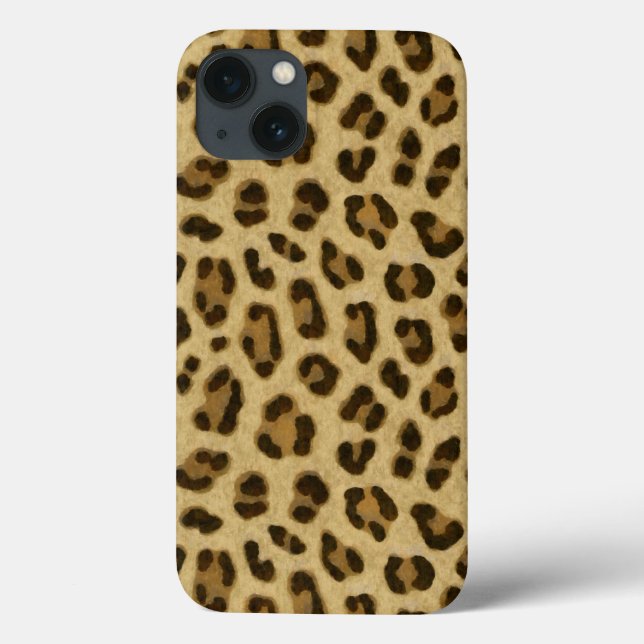 Leopard Animal Print Skin Mönster (Baksida)