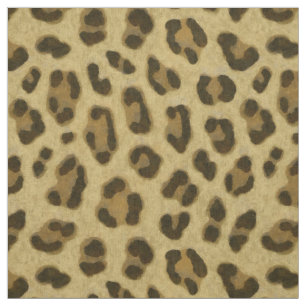 Leopard Animal Print Skin Mönster Tyg