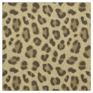Leopard Animal Print Skin Mönster Tyg