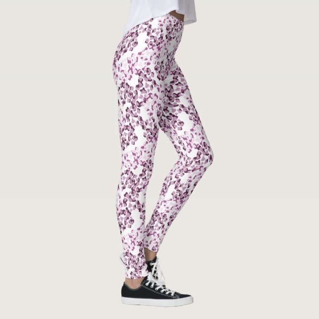 Leopard Animal Print Women's Leggings (Höger)