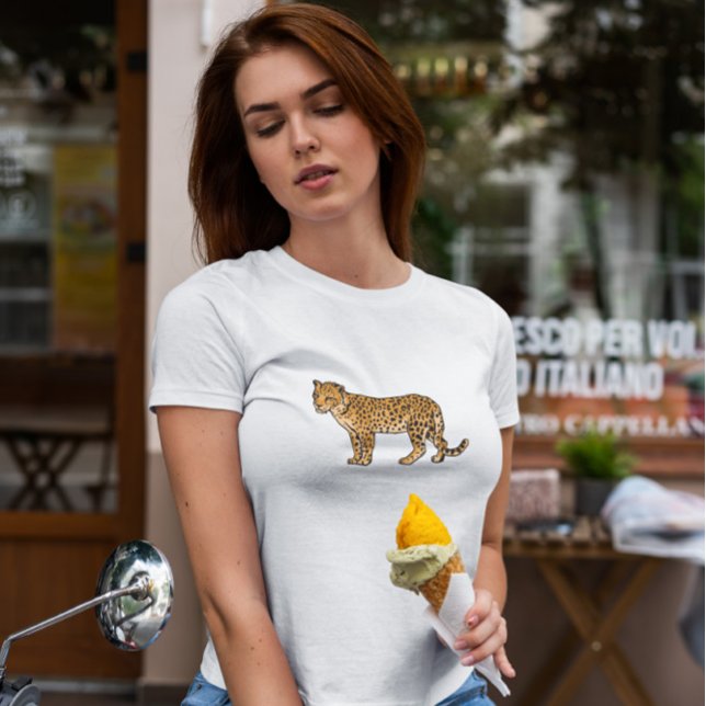 Leopard Annoyed Expression T Shirt (Skapare uppladdad)