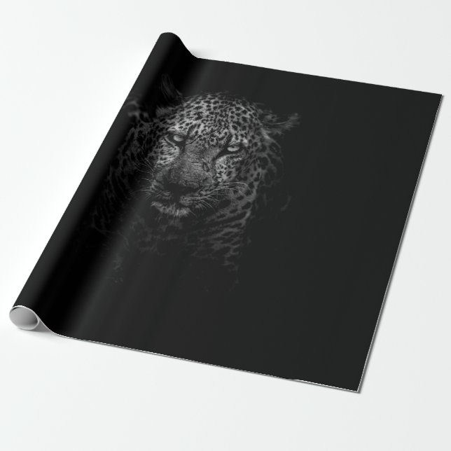 LEOPARD ANSIKTE PRESENTPAPPER (Utrullad)