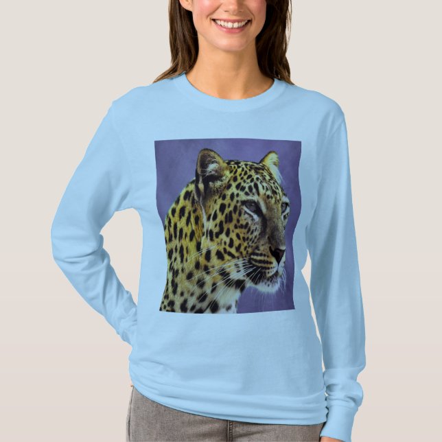 Leopard Ansikte T-shirt (Framsida)