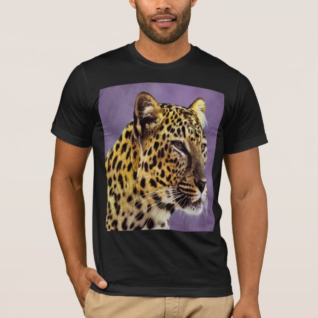 Leopard Ansikte Tee (Framsida)