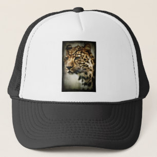 Leopard ansikte truckerkeps