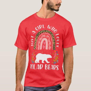 Leopard är bara en flicka som Kärlek Polar föder r T Shirt