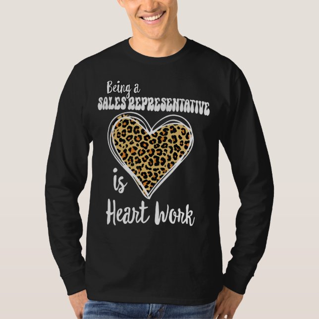 Leopard är en säljare t shirt (Framsida)