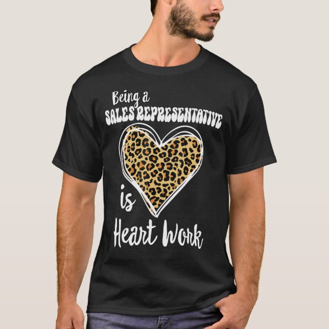 Leopard är en säljare t shirt (Framsida)