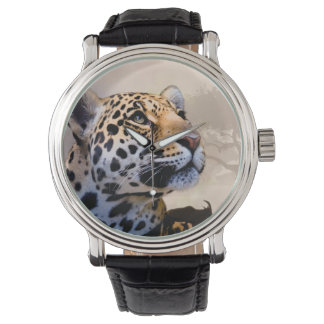Leopard Art 1, bevakning och numeriska alternativ Armbandsur