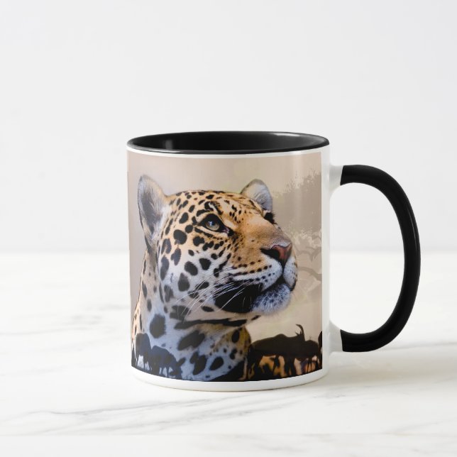 Leopard Art 1 Mugg (Höger)