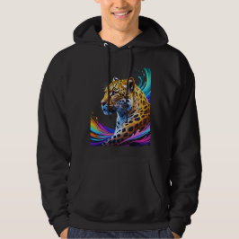 Leopard art hoodie