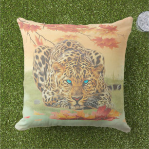 Leopard art kudde
