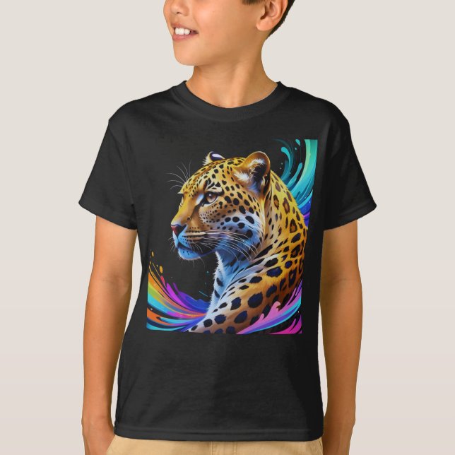 Leopard art t shirt (Framsida)