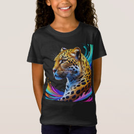 Leopard art t shirt