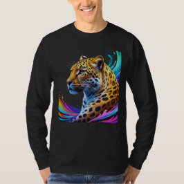 Leopard art t shirt