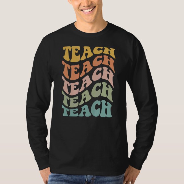 Leopard avger färgad cheetah-grundskola t shirt (Framsida)