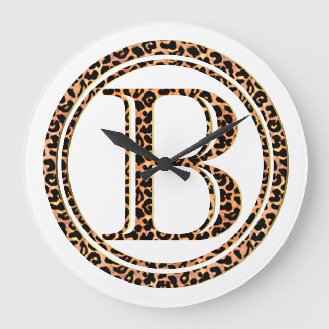 leopard B Stor Klocka (Framsida)