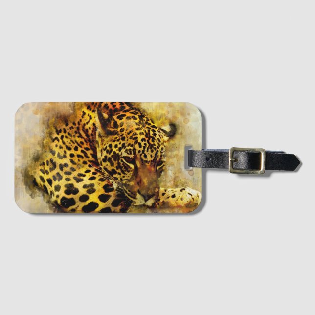Leopard Bagagebricka (Framsida horisontal)