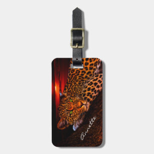 Leopard Bagagebricka