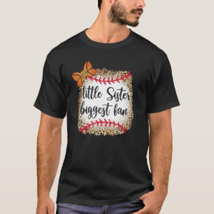 Leopard Basketball Little Sister Biggest Fläkt Gam T Shirt