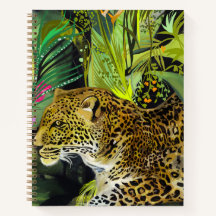 Leopard bevakning tropisk djungel