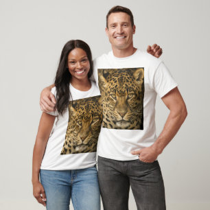 LEOPARD BIG ANSIKTE T-shirts