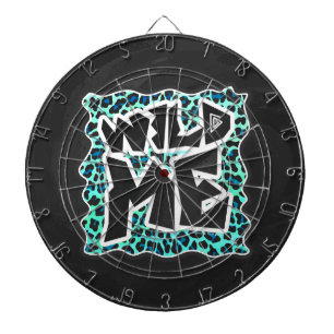 Leopard Black and Teal Print Piltavla