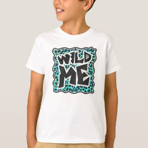 Leopard Black and Teal Print Tröja