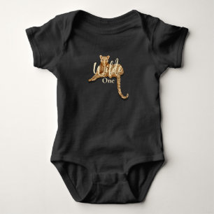Leopard Black baby one-biet bodydress T Shirt