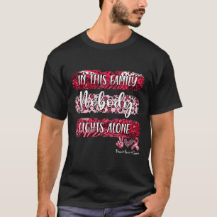 Leopard Blod Cancer Medvetenhet I Denna Familj Nob T Shirt
