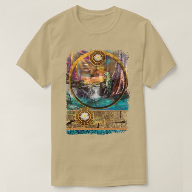 LEOPARD BLUE LAGOON T-Shirt (Design framsida)